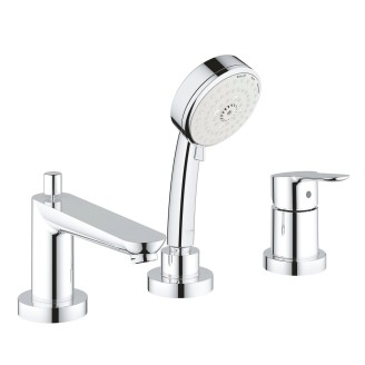 Grohe Bauedge 3-jų dalių montuojamas į vonios kraštą maišytuvas 2511700A Grohe Bauedge 3-jų dalių montuojamas į vonios kraštą maišytuvas 2511700A