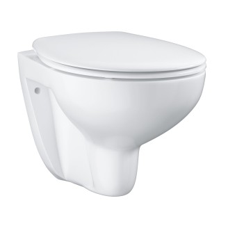 Grohe Bau Ceramic Rimless pakabinamas klozetas su lėtaeigiu dangčiu 39351000 Grohe Bau Ceramic Rimless pakabinamas klozetas su lėtaeigiu dangčiu 39351000