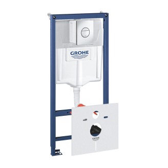 WC potinkinio rėmo komplektas Grohe Rapid SL 4in1, 38813001