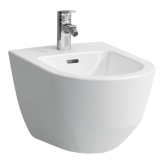 Laufen Pro new pakabinama bidė, 1 skylė maišytuvui viduryje, be šoninių skylučių vandens įvadui Laufen Pro new pakabinama bidė, 1 skylė maišytuvui viduryje, be šoninių skylučių vandens įvadui