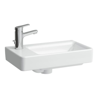 Laufen Pro A mažas praustuvas 48x28 cm, kairinis, baltas