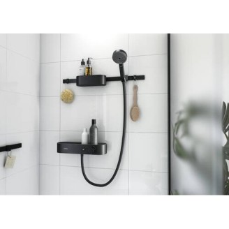 Hansgrohe WallStoris dušo rinkinys, rankinis dušas 105 3jet Activation EcoSmart, termostatas, aksesuarai Hansgrohe WallStoris dušo rinkinys, rankinis dušas 105 3jet Activation EcoSmart, termostatas, aksesuarai