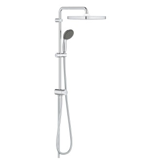 GROHE Vitalio Start 250 Flex dušo sistema su 250mm lietaus galva ir 100mm rankiniu dešeliu, chromas, 26698000 GROHE Vitalio Start 250 Flex dušo sistema su 250mm lietaus galva ir 100mm rankiniu dešeliu, chromas, 26698000