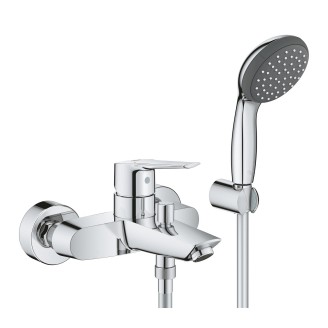GROHE QuickFix Start vonios maišytuvo ir 100mm rankinio dušelio komplektas, chromas, 23413002