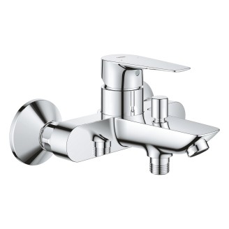 GROHE QuickFix Start Edge vonios maišytuvas, montuojamas į sieną, su perjungikliu, chromas, 24198001
