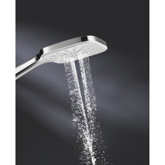 GROHE QuickFix Vitalio 130 SmartActive Cube rankinis dušelis, 3 srovės, chromas, 26595000